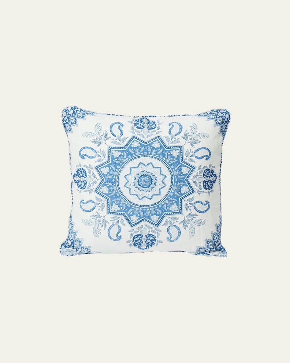 Montecito Medallion Pillow, 20"Sq.